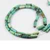 Natural Himalayan Turquoise Smooth Tube Beads Strand Length 19 Inches and Size 11.5mm to 18mm approx.